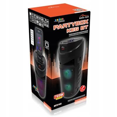 PARTYBOX KEG BT MT3165 V2.0 draagbare Bluetooth-luidspreker