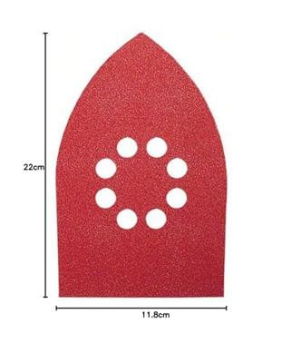 Bosch Accessories 2609256A73 Multi-schuurpapier Met klittenband, Geperforeerd Korrelgrootte (num) 40 (l x b) 170 mm x 100 mm 5 stuk(s) Bosch Accessories 2609256A73 Multi-schuurpapier Met klittenband, Geperforeerd Korrelgrootte (num) 40 (l x b) 170 mm x 100 mm 5 stuk(s)