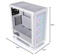Thermaltake CA-1S3-00M6WN-03 computerbehuizing Midi Tower Wit - thumbnail