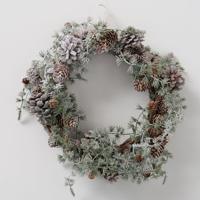 Boltze Home Krans met dennenappels 32cm - thumbnail