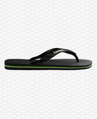 Havaianas - Brasil Logo black black Rubber Unisex