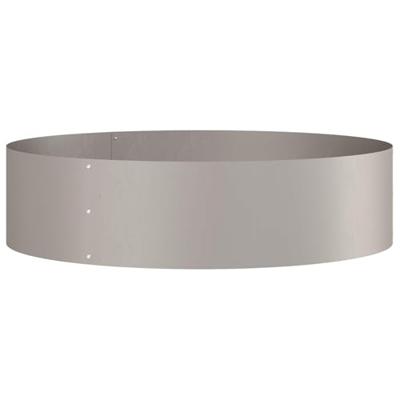 VidaXL Plantenring 5 pcs bruin 80 x 80 x 20 cm cortenstaal