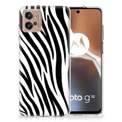 Motorola Moto G32 | TPU Hoesje | Zebra