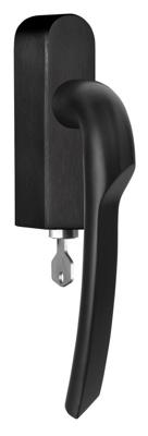 Formani Rivio by Gensler GL102-DKLOCK-O draaikiepgarnituur afsluitbaar linksdraaiend - PVD mat zwart