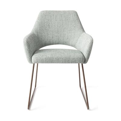 Jesper Home Yanai eetkamerstoel Soft Sage slide rose