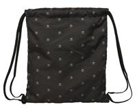 Rugtas met Koordjes Safta California Zwart 35 x 40 x 1 cm - thumbnail