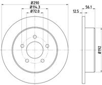 Remschijf 50333 8DD355107901 - thumbnail
