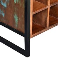 Wijnrek voor 16 flessen massief gerecycled hout - thumbnail