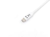 Equip USB-kabel 3.2 C -> C 1 m wit - thumbnail