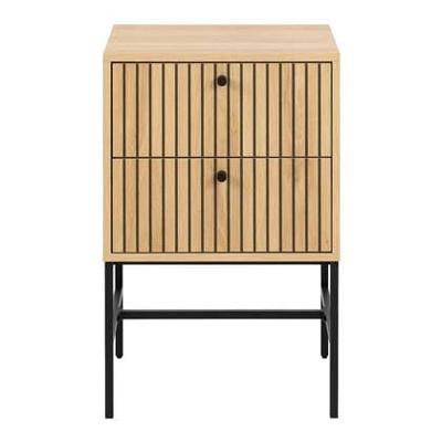 Bendt Nachtkastje 'Davon' Eikenlook, Met 2 laden