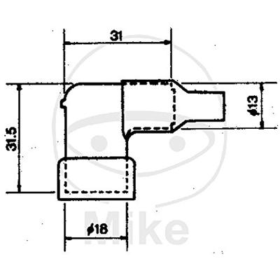 NGK bougiedop plug connector lb 05 eh