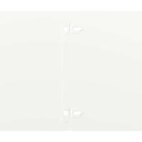 Gazonranden 30 st 20x103 cm koudgewalst staal wit - thumbnail