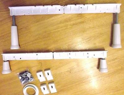 Ligbad Polysan Viva 170x75x60 cm Asymmetrisch Links Wit Polysan