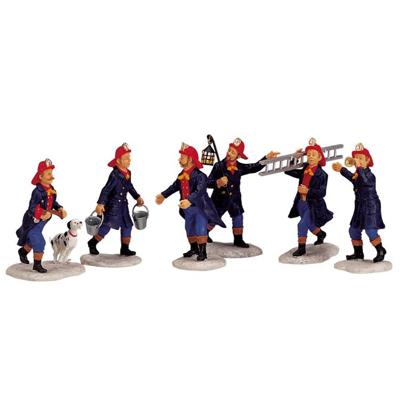 Lemax fireman s/6 kerstdorp figuur type 6 2000