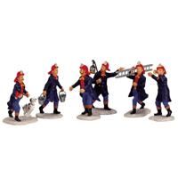 Lemax fireman s/6 kerstdorp figuur type 6 2000 - thumbnail