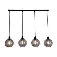 Searchlight HanglampRadiance 4-lichts zwart - 44520-4SM - thumbnail