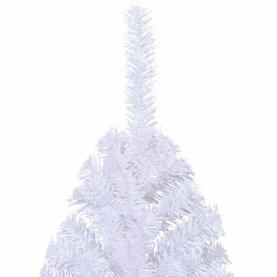 Kunstkerstboom met 300 LED Wit 240 cm PVC en staal