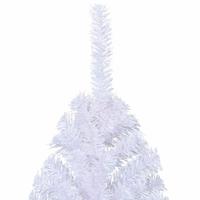 Kunstkerstboom met 300 LED Wit 240 cm PVC en staal - thumbnail
