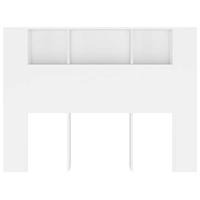 Hoofdbordkast 140x18,5x104,5 cm wit - thumbnail