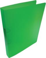 Alpha ringmap, voor ft A4, uit PP, 2 ringen van 25 mm, transparant groen - thumbnail