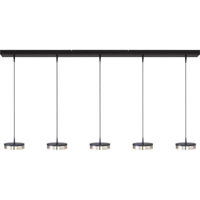Masterlight 5-lichts hanglampImperia 160cm zwart nikkel - 2041-05-81-02-160-5