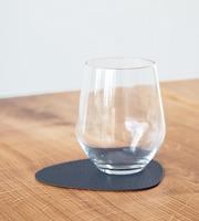 LIND DNA - Glass Mat Curve - Onderzetter 11x13cm Hippo Navy Blue - thumbnail