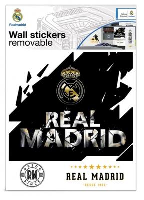 Real Madrid muursticker logo premium 8 stickers