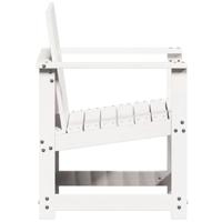 3-delige Loungeset massief grenenhout wit - thumbnail
