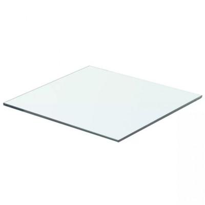 Wandschap transparant 40x30 cm glas