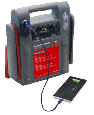 HP Autozubehör Snelstartsysteem 20896 Starthulpstroom: 400 A Werklamp, Laadtoestandweergave