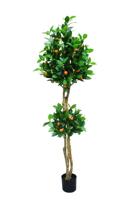 Sinaasappel kunstboom 130 cm - Mediterrane uitstraling - thumbnail