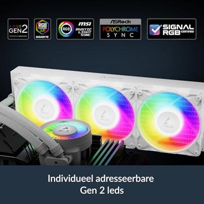 Arctic Cooling Liquid Freezer III Pro 420 A-RGB (White) - thumbnail