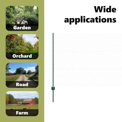 VidaXL Hek met paal groen 1,2 x 10 m staal en pvc