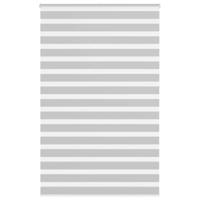 VidaXL Zebra rolgordijn 150x230 cm stofbreedte 145,9 cm lichtgrijs - thumbnail