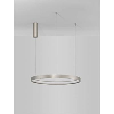 Lyora Ronde hanglampPerrine zilvergrijs Ø 60cm - 9345618 - thumbnail