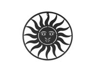 Decostar Countryfield Wandversiering ro Daja S zwart - thumbnail