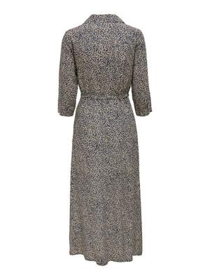 JDY jurk JDYSTAAR met all over print zwart/zand