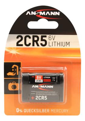 Ansmann 2CR5 2CR5 Fotobatterij Lithium 6 V 1 stuk(s)