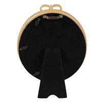 Clayre & Eef Fotolijst 13x18 cm Goudkleurig Kunststof Ovaal Fotokader - thumbnail