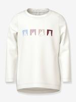 T-shirt met lange mouwen NMFVIX meisje NAME IT ecru - thumbnail