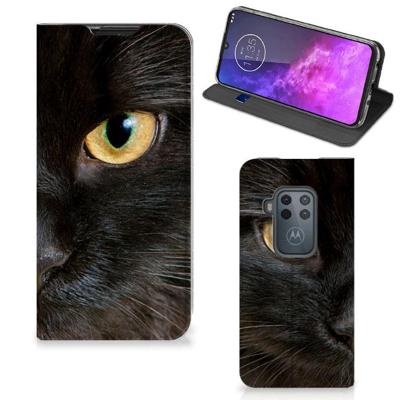 Motorola One Zoom | Hoesje maken | Zwarte Kat