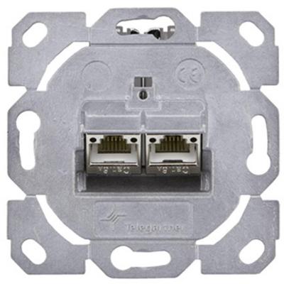 Telegärtner 100022965 Netwerkdoos Inbouw (in muur) Inzet CAT 6A 2 poorten Telegärtner 100022965 Netwerkdoos Inbouw (in muur) Inzet CAT 6A 2 poorten