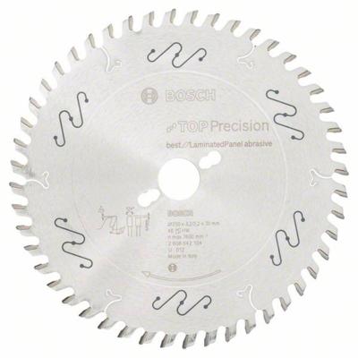Bosch Accessoires Cirkelzaagblad Top Precision Best for Laminated Panel Abrasive 250 x 30 x 3,2 mm, 48 1st - 2608642104 Bosch Accessoires Cirkelzaagblad Top Precision Best for Laminated Panel Abrasive 250 x 30 x 3,2 mm, 48 1st - 2608642104