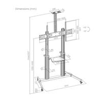 TV houder Aisens FT100TE-259 100 kg 60" 100" - thumbnail