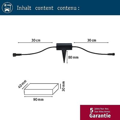 Paulmann 94555 Park + Light carportverlichtingssysteem Zwart