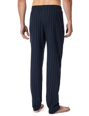 Schiesser pyjamabroek jersey donkerblauw gestreept