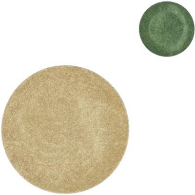 Decoratiebord Melamine Shine groen/goudkleurig 22 cm 2 assorti | 18 stuks