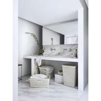 Curver Wasmand Jute-Look 46L Crème - thumbnail