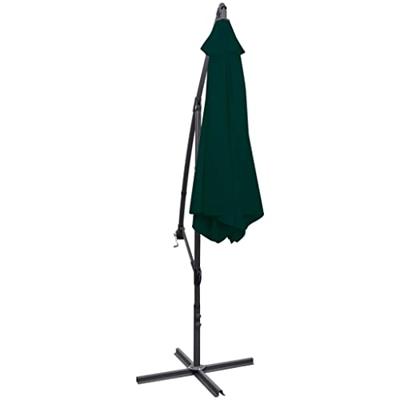 VidaXL Zweefparasol 3 m groen