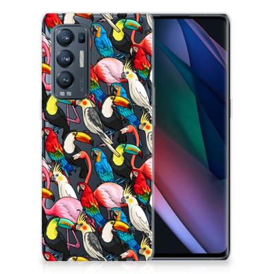 OPPO Find X3 Neo TPU Hoesje Birds OPPO Find X3 Neo TPU Hoesje Birds